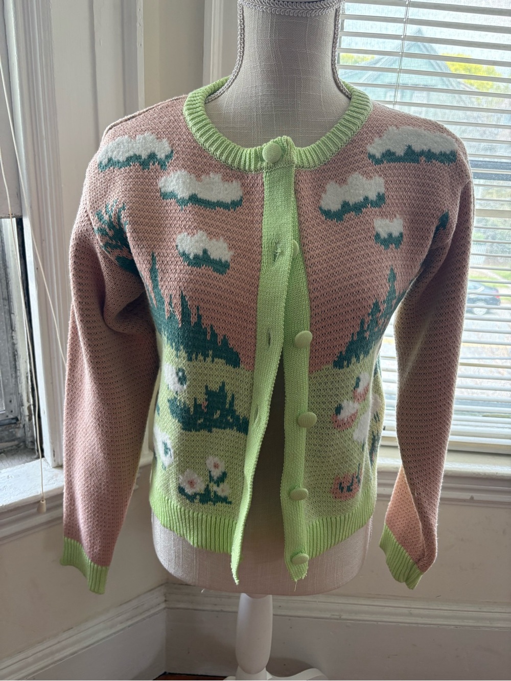 NWT Zara Sheep Knit Cardigan - Picture 6 of 10